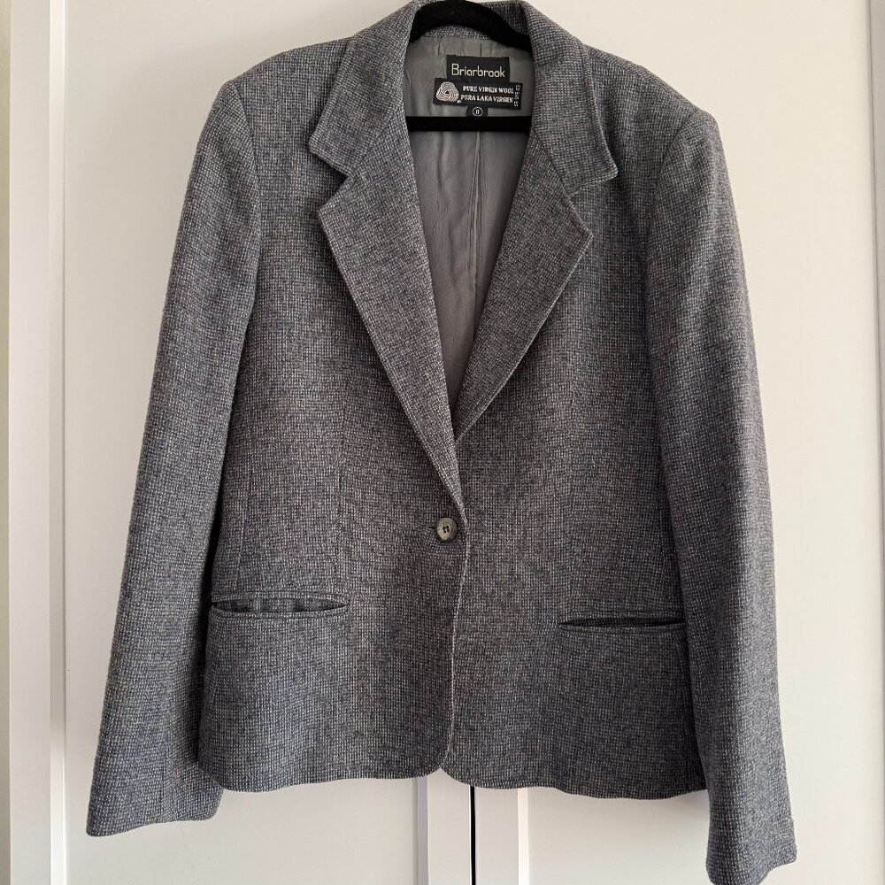Briarbrook 100% Virgin Wool Blazer - Vintage (Size 8, fits S/M)